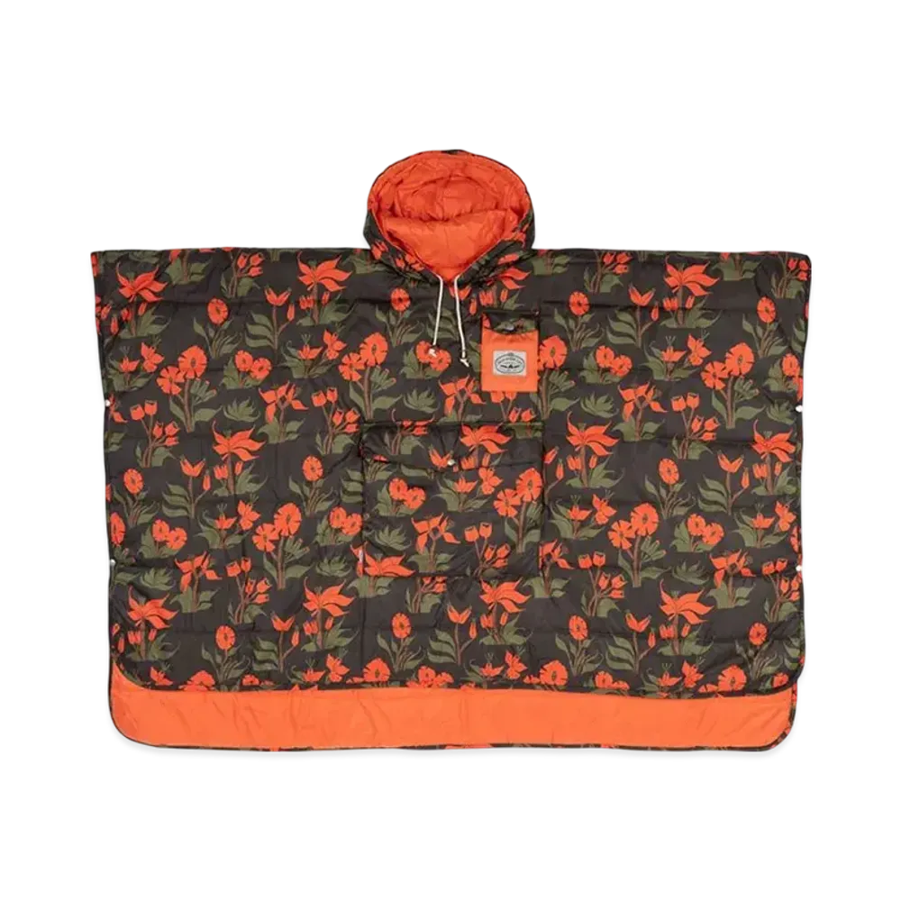 POLeR The Reversible Camp Poncho "BlackOrange"