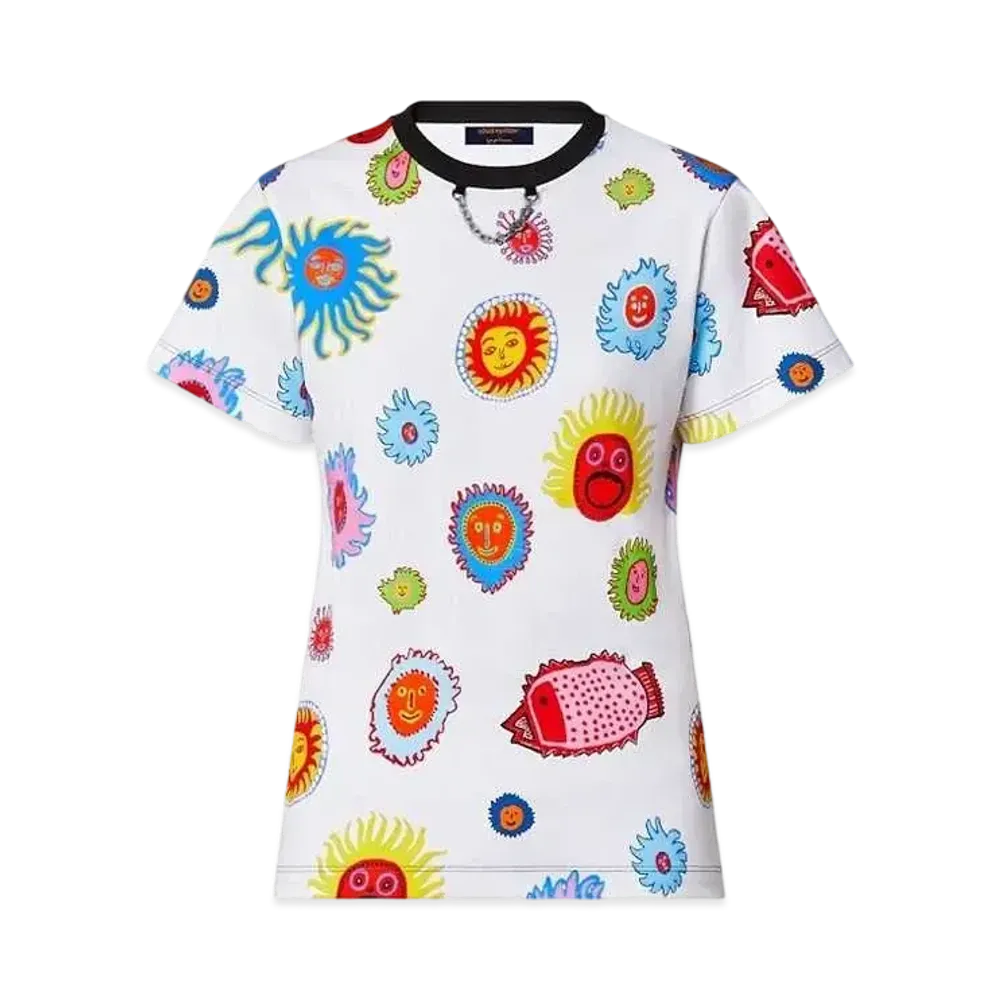 Louis Vuitton x Yayoi Kusama Faces Print T-Shirt My Eternal Soul "Blanc"