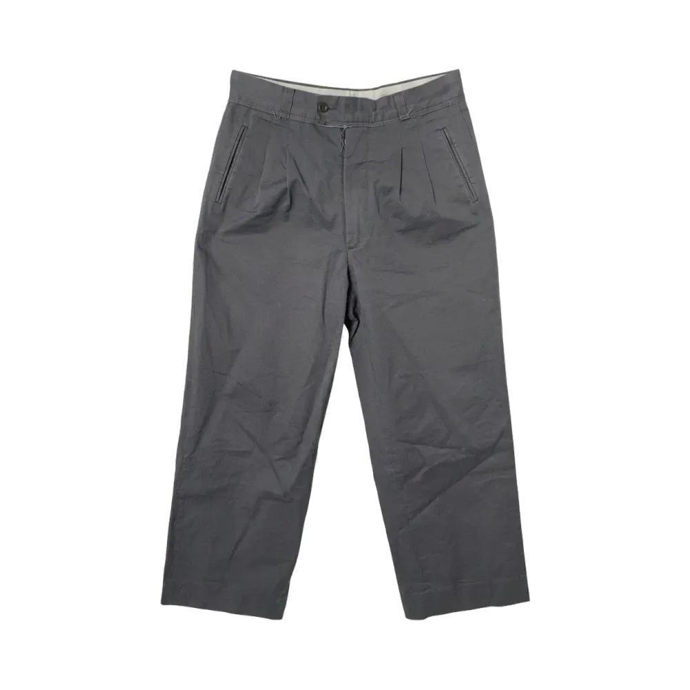 Maison Margiela Cotton Trousers Pants "Gray"