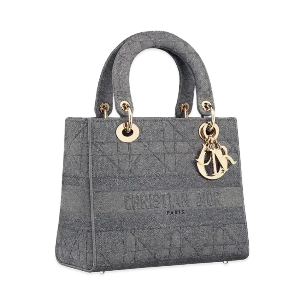 Dior Medium Lady D-Lite Bag "Gray"