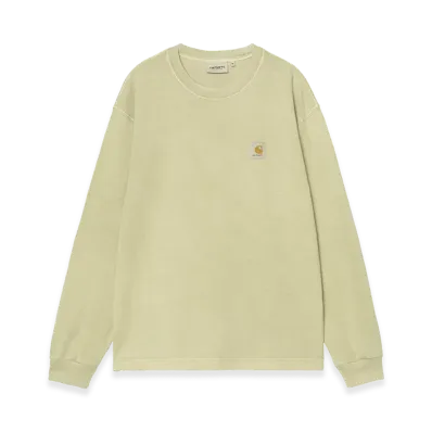 Carhartt WIP L/S Nelson T-Shirt "Gentle Green(Garment Dyed)"