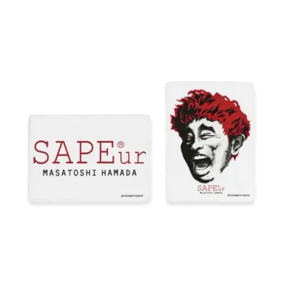 SAPEur x MASATOSHI HAMADA vol.9 Legend Smile Head & Logo Sticker "White"