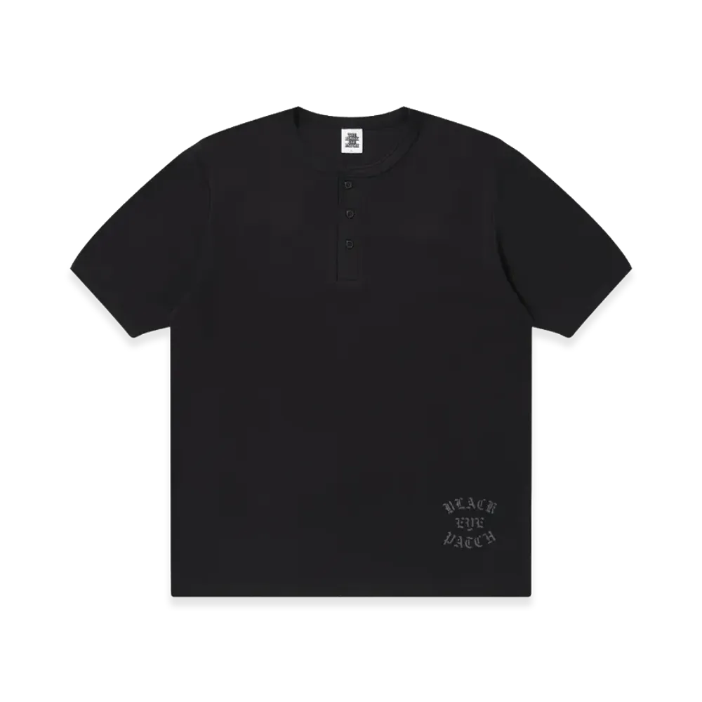 BlackEyePatch OE College Henley Tee "Black"