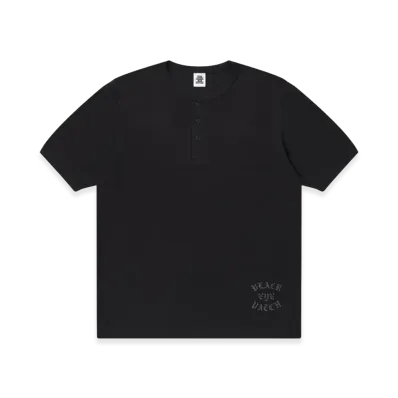 BlackEyePatch OE College Henley Tee "Black"