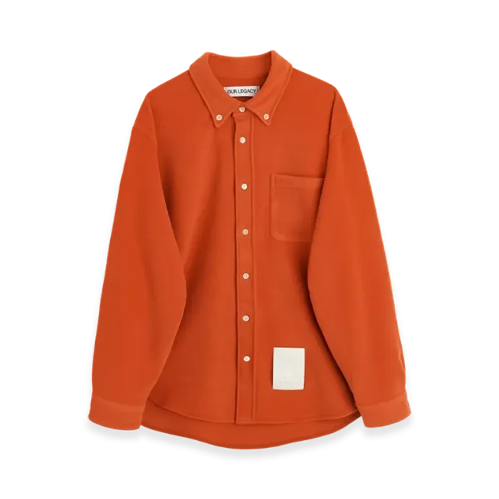 OUR LEGACY Work Shop Shirt Wool Flannel "Terracotta"