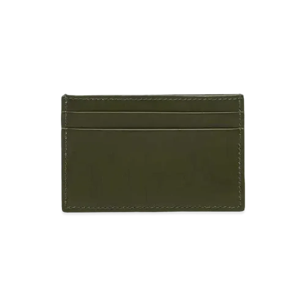 Alexander McQUEEN McQueen Graffiti Card Holder "Khaki"