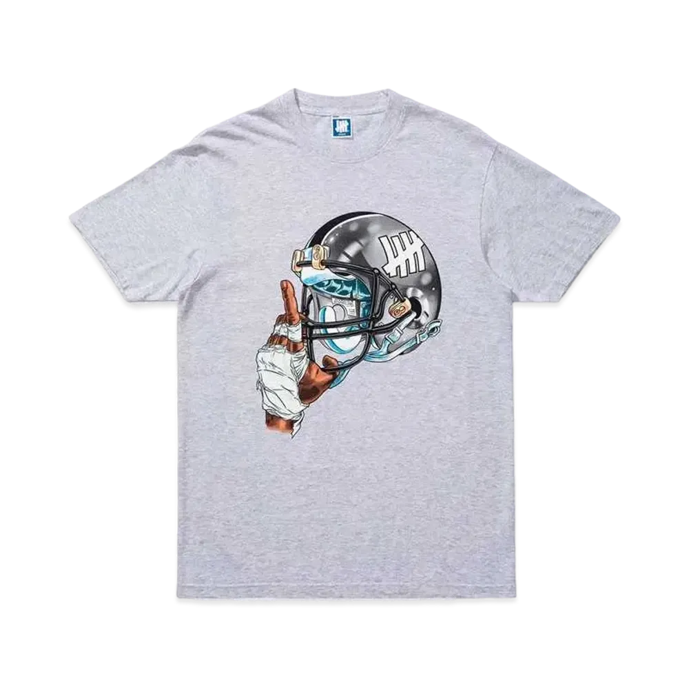 UNDEFEATED HELMET S/S TEE - 80280 "Gray"