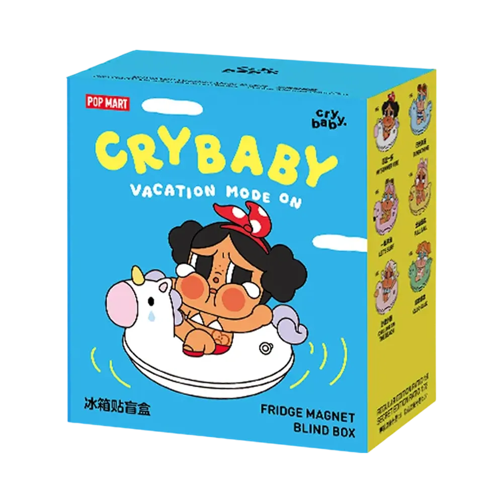 POP MART CRYBABY Vacation Mode On Series-Fridge Magnet Blind Box [Piece]