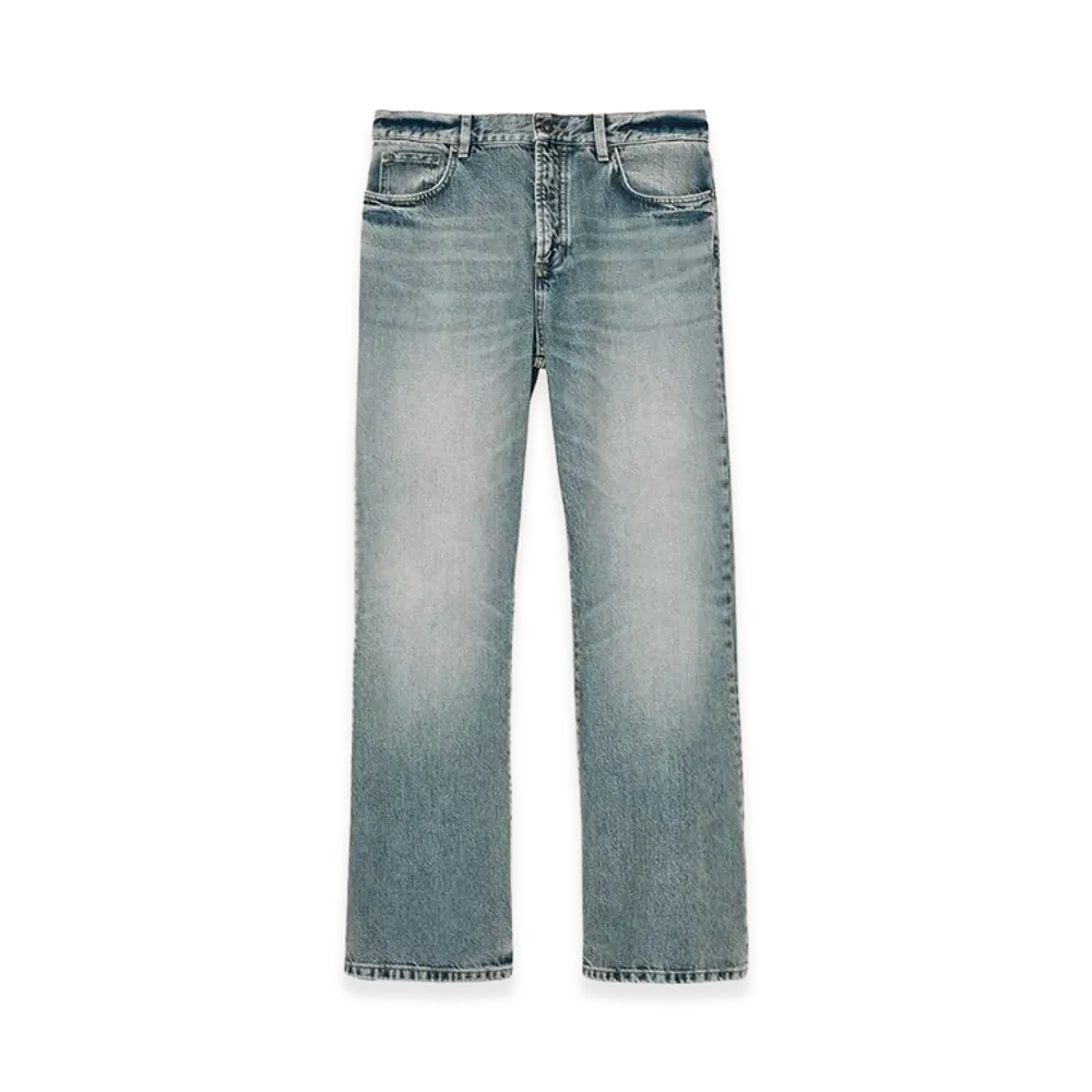 ZARA x Bad Bunny Benito Antonio Flare Fit Denim Pants "Medium Blue"