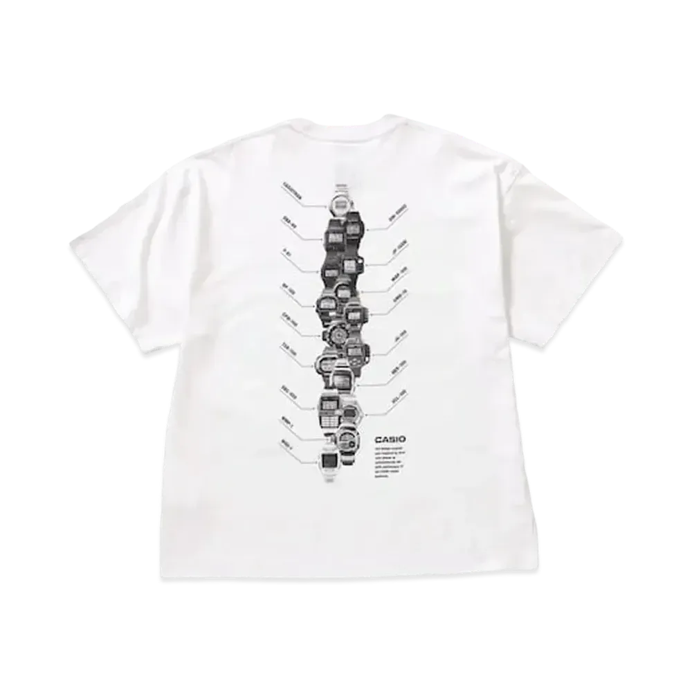 Casio G-Shock Products 50th Anniversary Watch 16Models T-Shirt "White"