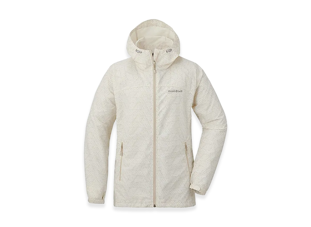 mont-bell Women's O.D. Print Parka "Ivory"
