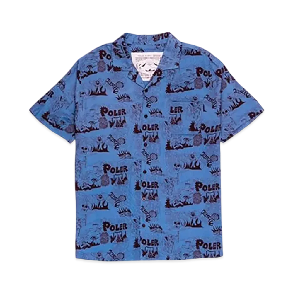 POLeR Aloha Casual SS Tee "Blue"