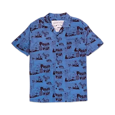POLeR Aloha Casual SS Tee "Blue"