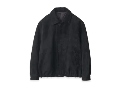 ssstein Goat Suede Zip Jacket "Black"