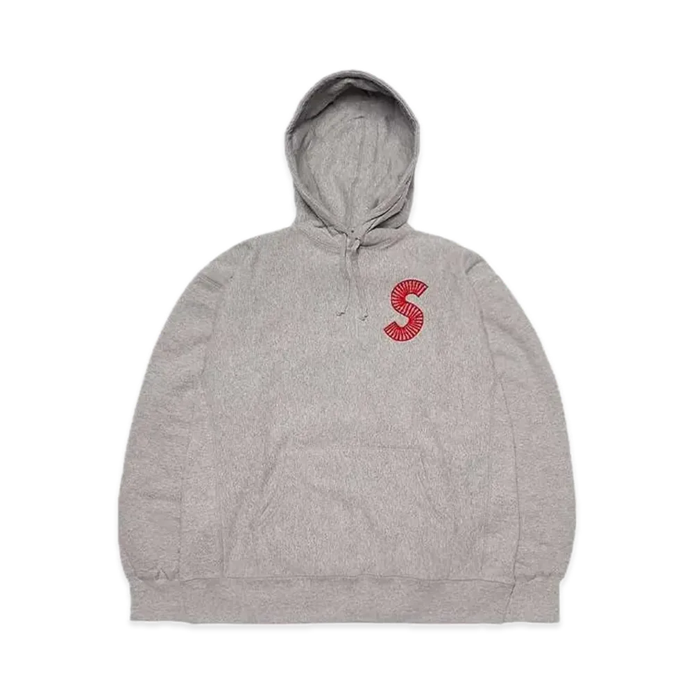 Supreme S Logo Hooded Sweatshirt "Heather Grey" (20FW)
