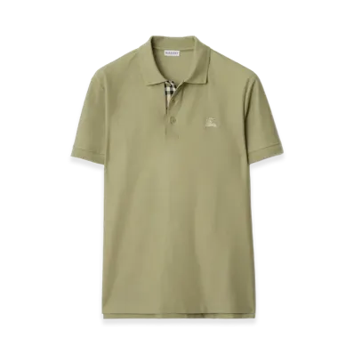 Burberry Cotton Polo Shirt "Glade Green"
