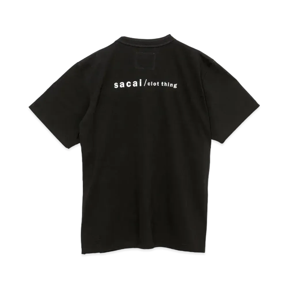 sacai sacai x CLOT T-Shirt "Black"