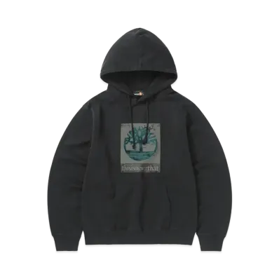 thisisneverthat x TIMBERLAND Faded Hoodie "Black"