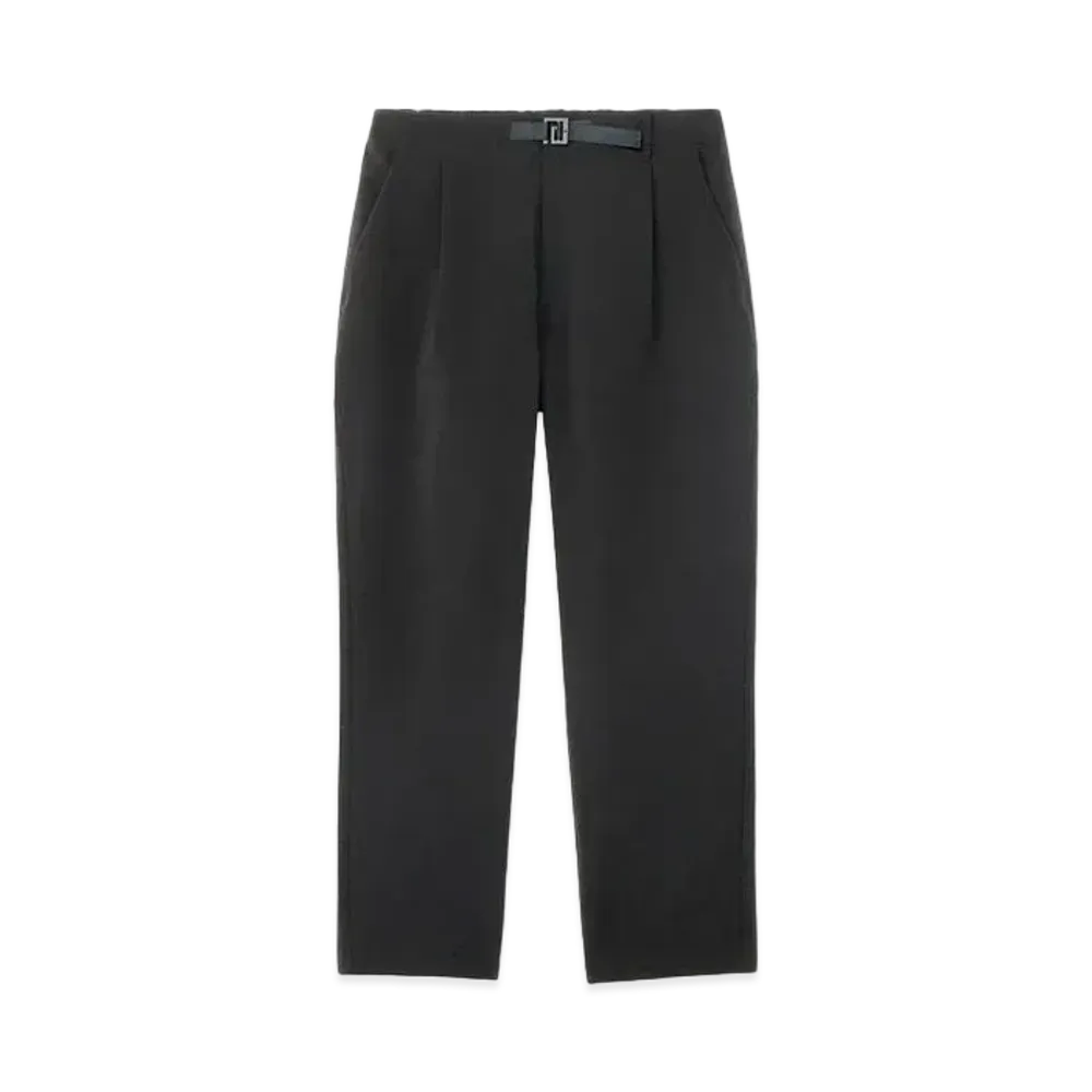 Goldwin One Tuck Tapered Stretch Pants (Unisex) "Black"