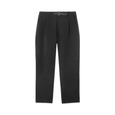 Goldwin One Tuck Tapered Stretch Pants (Unisex) "Black"