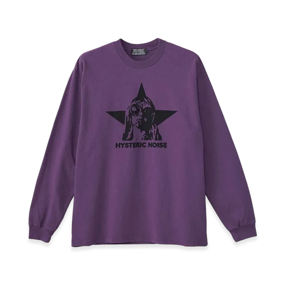 HYSTERIC GLAMOUR Hysteric Noise T-Shirt "Purple"