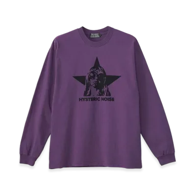 HYSTERIC GLAMOUR Hysteric Noise T-Shirt "Purple"