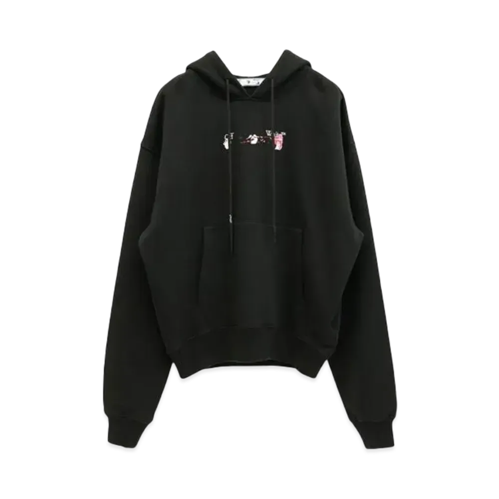 OFF-WHITE Acrylic Arrow Over Hoodie "Black"