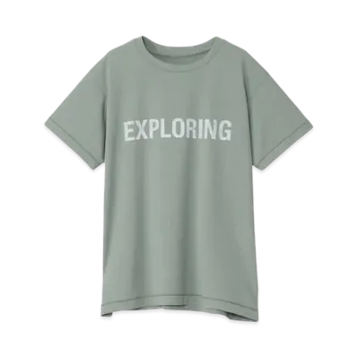 The North Face Kids Short Sleeve Flash Dry 3D Crew "Iceberg Green"