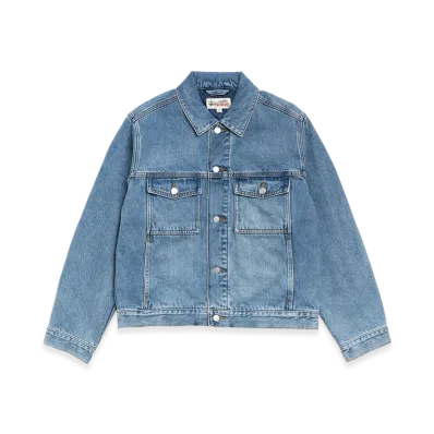 Stussy Lined Denim Trucker "Indigo Stone Wash"