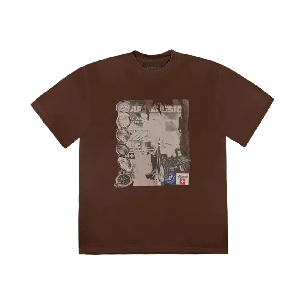 Travis Scott Cactus Jack x Audemars Piguet Classic Tee "Brown"