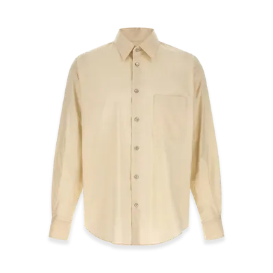 LEMAIRE 'Regular' Shirt "Beige"