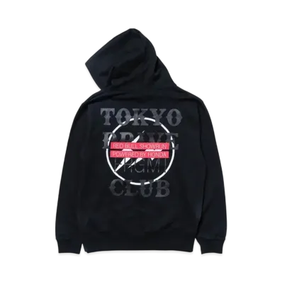 FRAGMENT x Red Bull x HONDA x TokyoDriveCarClub Hoodie "Black Red"