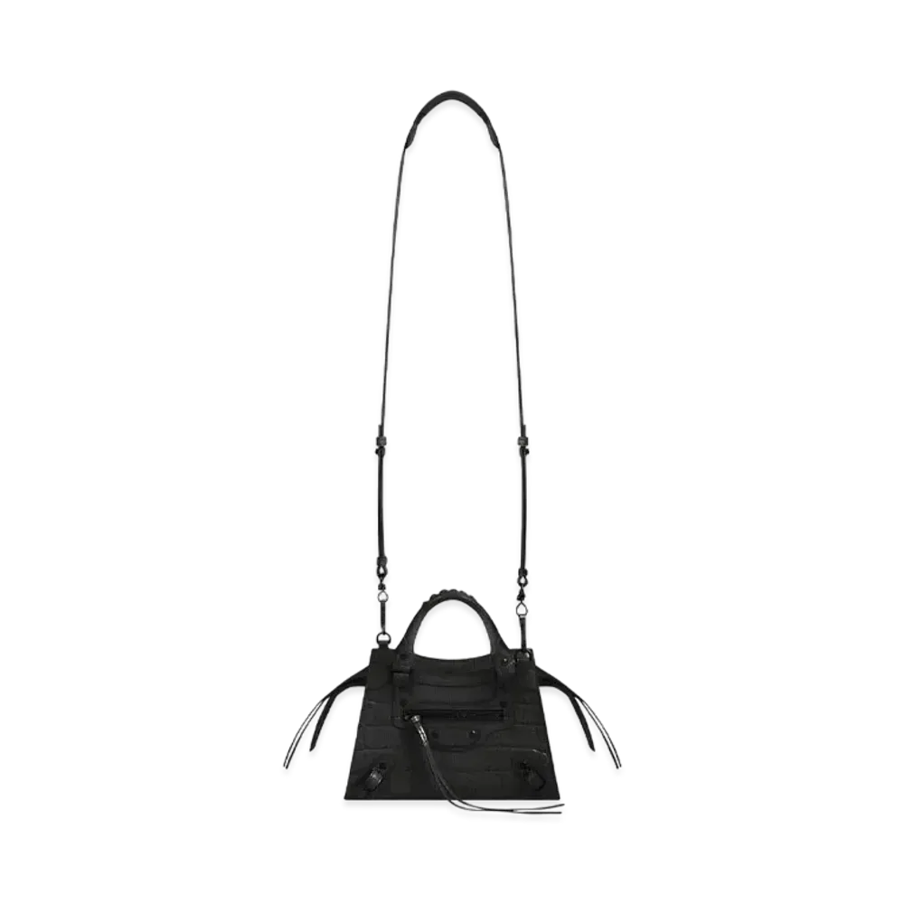 BALENCIAGA Women's Neo Classic Small Top Handle Bag "Black"