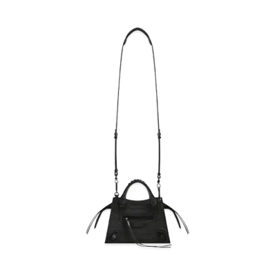 BALENCIAGA Women's Neo Classic Small Top Handle Bag "Black"