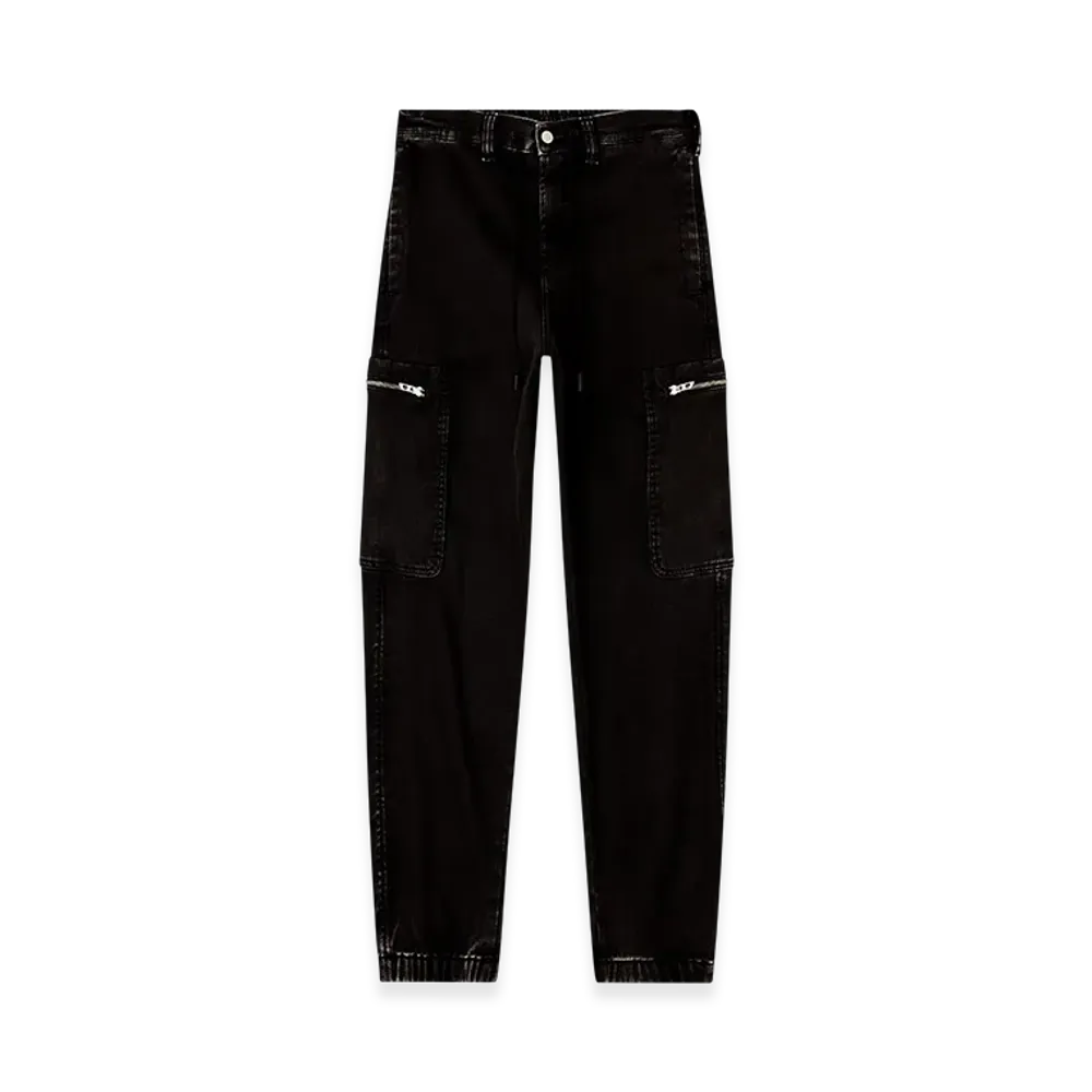 Diesel Slim D-Lab Joggjeans 09n90 Denim Pants "Black/Dark Grey"