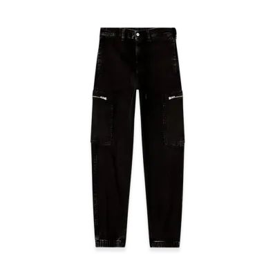 Diesel Slim D-Lab Joggjeans 09n90 Denim Pants "Black/Dark Grey"