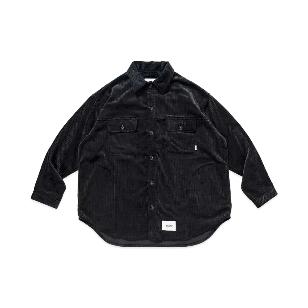 WTAPS WCPO / LS / Cotton. Corduroy "Black"
