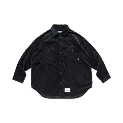 WTAPS WCPO / LS / Cotton. Corduroy "Black"