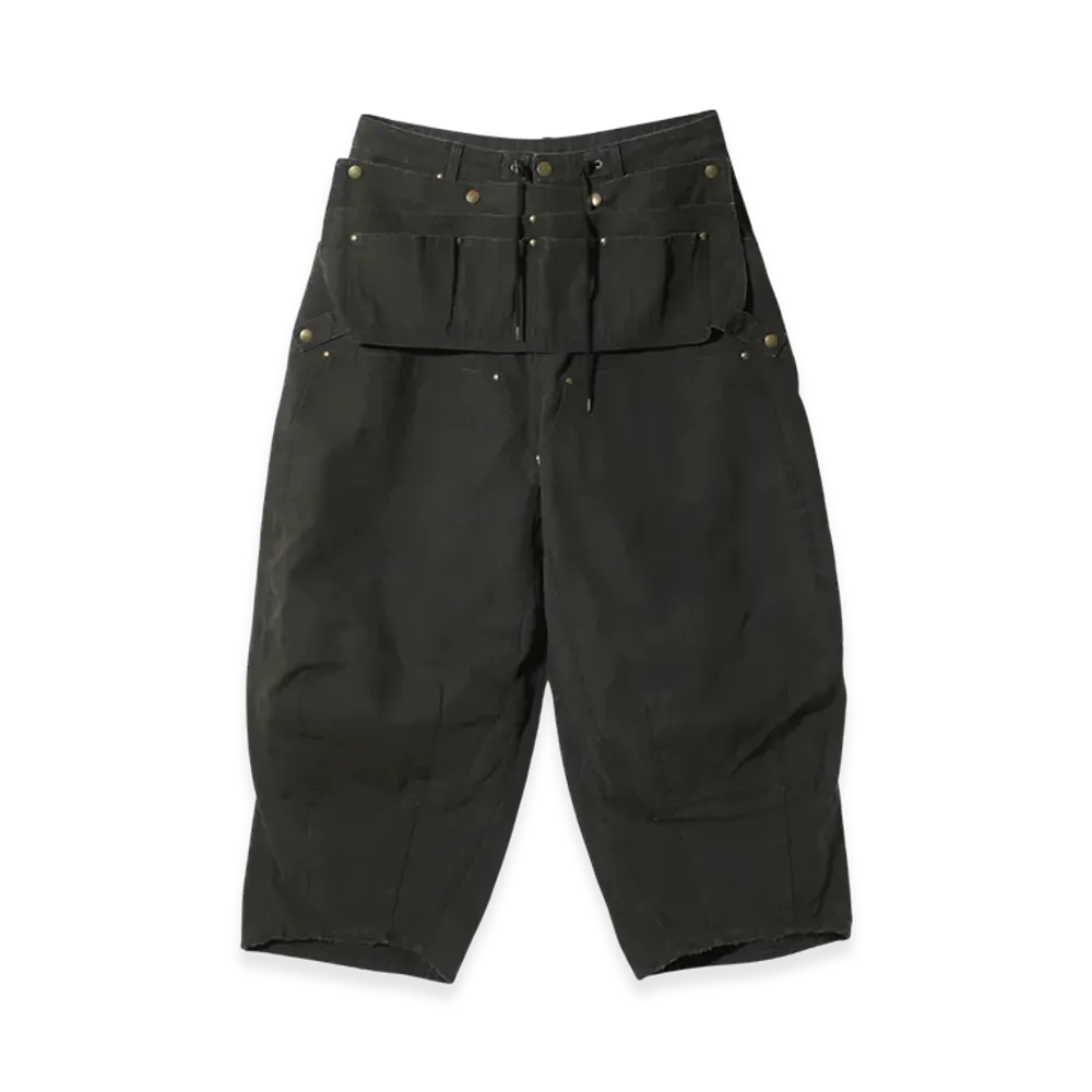 NEEDLES H.D. Pants Apron 11oz Cotton Oxford "Black"