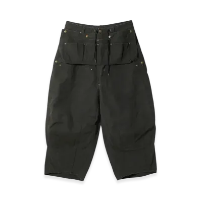 NEEDLES H.D. Pants Apron 11oz Cotton Oxford "Black"