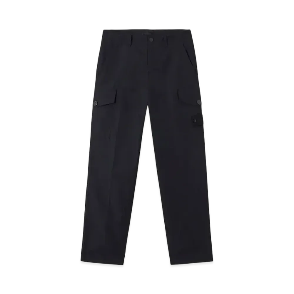 Stone Island Ghost 3100008 Weatherproof Cotton Canvas "Black"