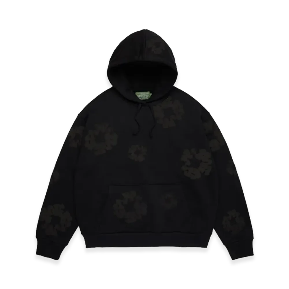 DENIM TEARS Mono Cotton Wreath Hoodie "Black"