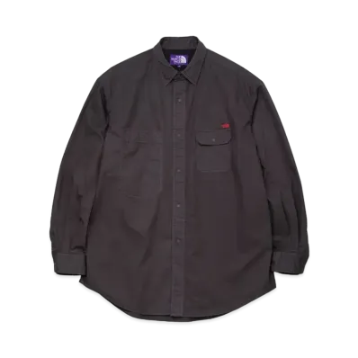 The North Face PURPLE LABEL Lightweight Twill Big Work Shirt "Charcoal"