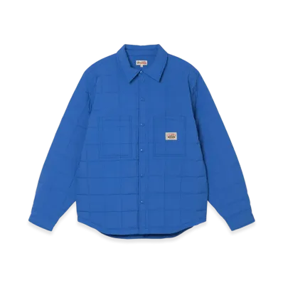 Stussy Quilted Fatigue Shirt "Blue"