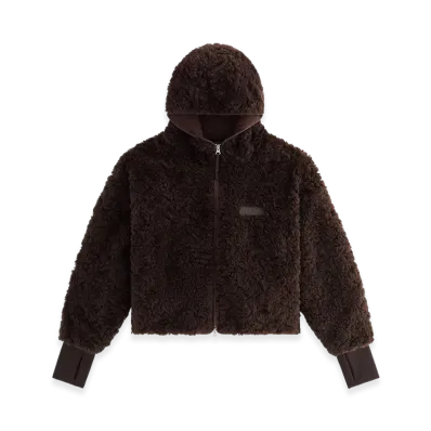 Kith Women Saide Sherpa Hooded Jacket "Incognito"