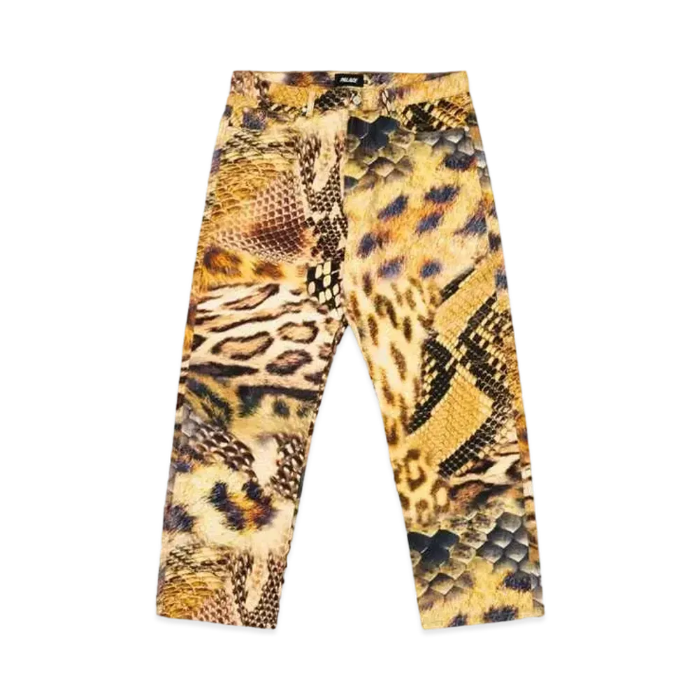 PALACE Animal Print Jean "Yellow"