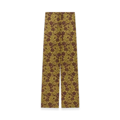 DRIES VAN NOTEN Women's Elasticated Pants "Olive"