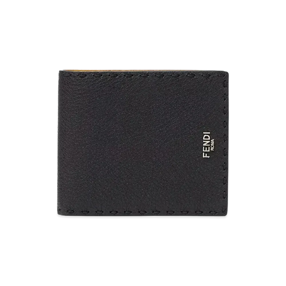 FENDI Bi-Fold Selleria Wallet "Black"
