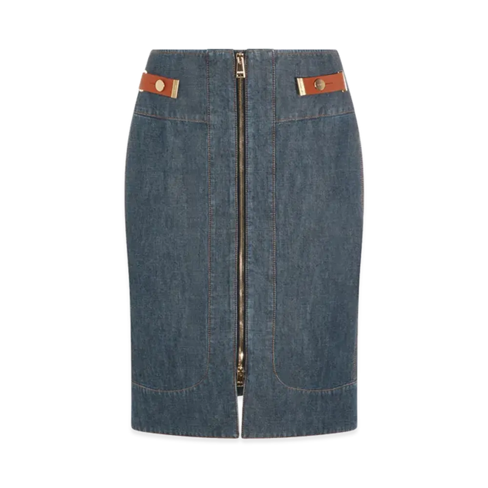 FENDI Women's Skirts "Blue"