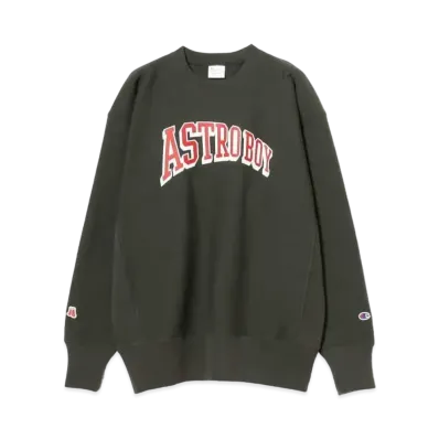 Champion x BEAMS x Mighty Atom Reverse Weave "Black"